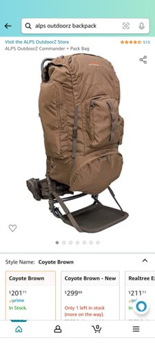 Alps Outdoors commander backpack 