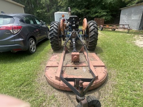 Ford Tractor with bush hog