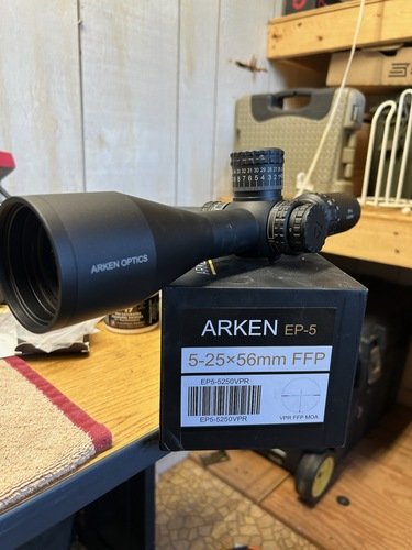 ARKEN EP-5 x 25 x 56mm FFP Rifle Scope 34mm 