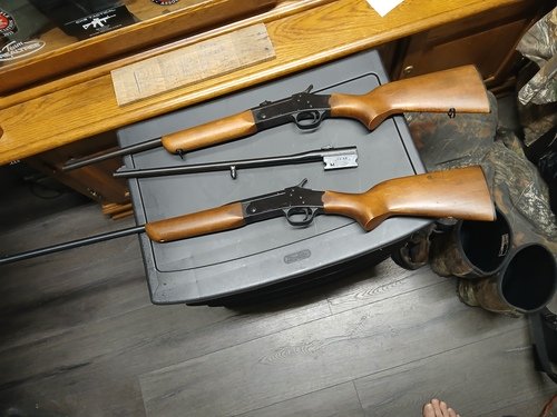2 Rossi youth 22s and 1 interchangeable 410 barrell 