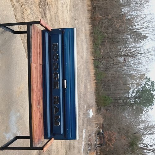 Custom dodge tailgate bench