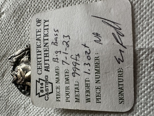 Silver hand pours