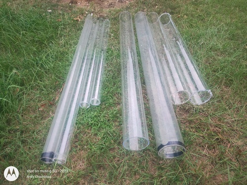 Clear Acrylic or Plastic Tubing Sections