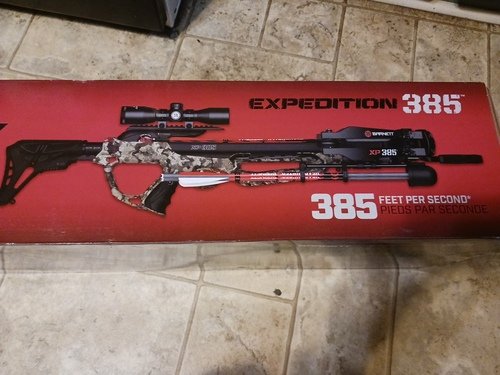 Barnette expedition 385 crossbow new. With bolts