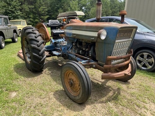 Ford Tractor with bush hog