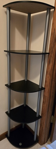 2 5 TIER CORNER SHELVES