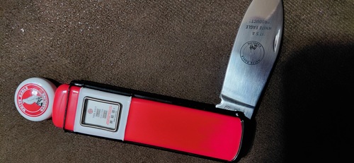 Franklin Mint gas pump collector knives