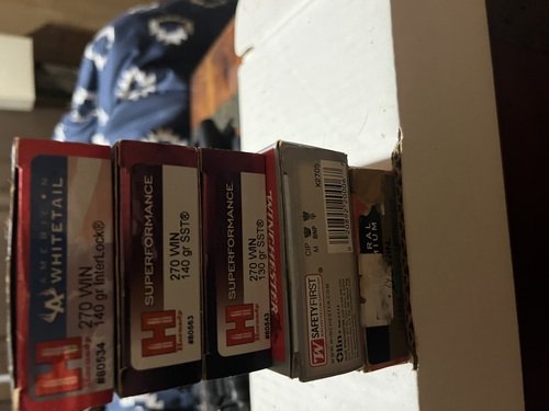100 rounds of 270. Winchester ammo
