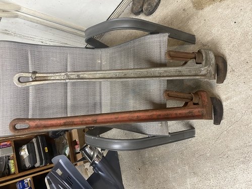 Ridgid  48 inch  pipe wrenches 