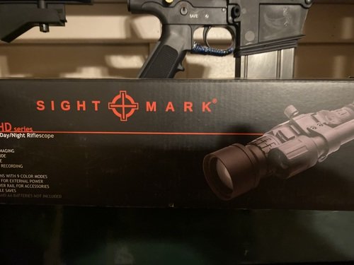 APF AR-10 with night vision. 