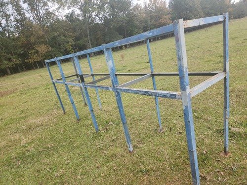 Metal storage fram rack