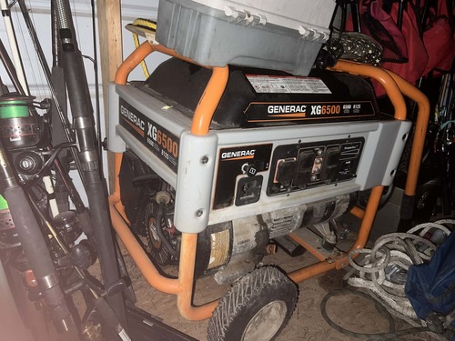Generac XG 6500 26 hours generator selling because don’t use asking 600 call 870-314-0746