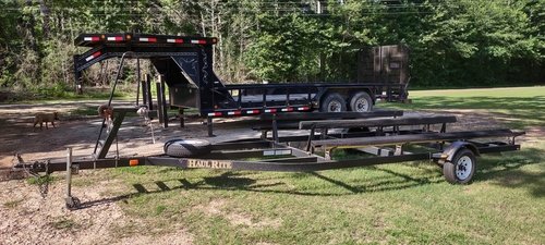 Pontoon trailer 