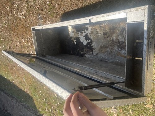 Adrian steel truck tool box 