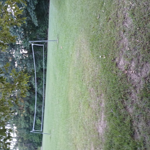 Regulation volleyball setup 32ft heavy concrete base (trade)