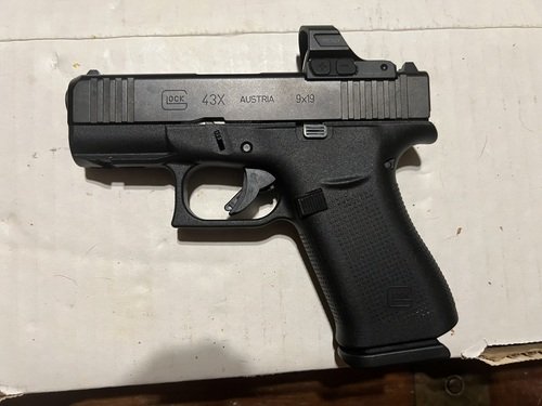 Glock 43X Mos with red dot 