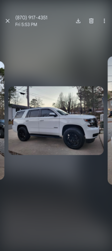 2015 Tahoe 4x4