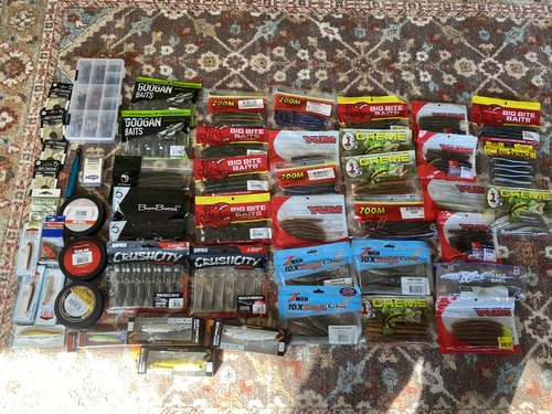 Bass rod/reels and tackle 