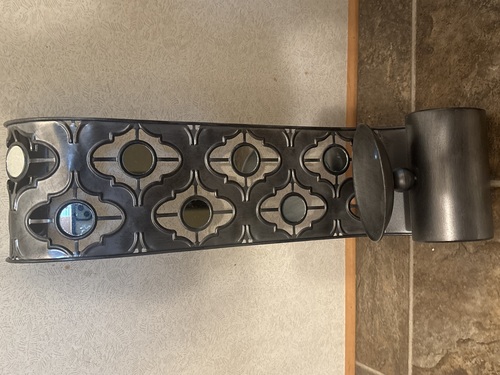 Mirror Sconce Candle Holder- Gray 