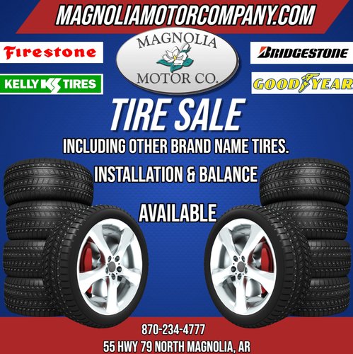 Magnolia Motor Company Tire sale