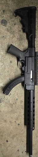 Ruger sr22 rifle. Factory 10/22 with aluminum chassis from Ruger 