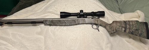 Sale CVA Optima V2 inline muzzleloader Stainless/Camo Barska 3x9 Scope 