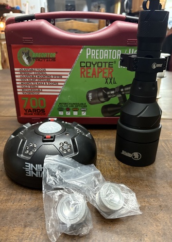 Predator/Hog light - Swine shine motion detection feeder light 