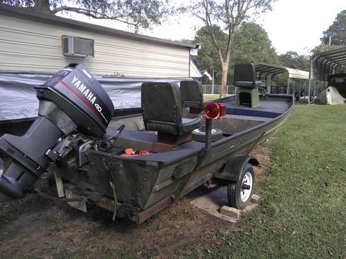 Rhyan -Craft 16’ x 6’ wide Jon boat (with trailer)