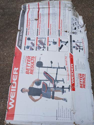 Weider Pro 256 Bench & Wt.Set