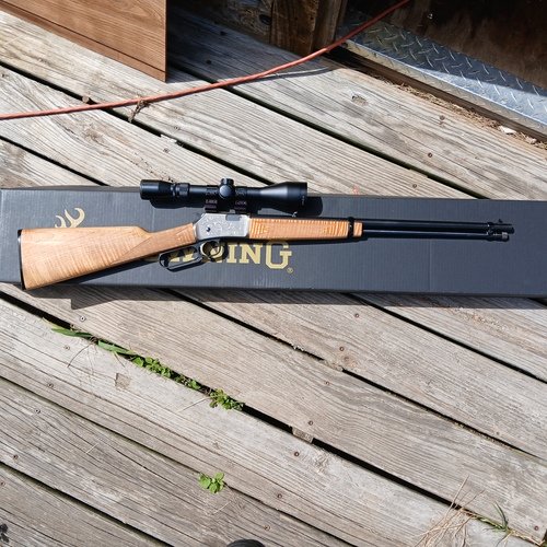 Browning bl-22 Lever action 22 silver receiver 