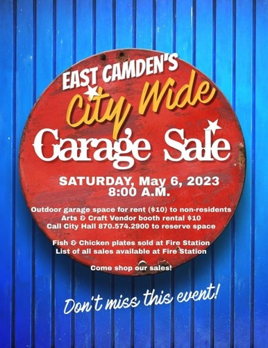 City wide garage sale May 6