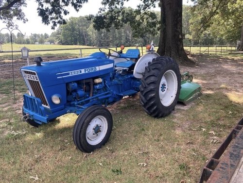 1976 Ford 3600 tractor and implements