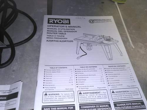 Classified Listing | Ryobi Router Table/with Router (LIKE NEW, used ...