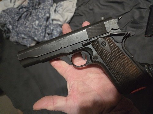 Charles Daily 1911 45, with holster 