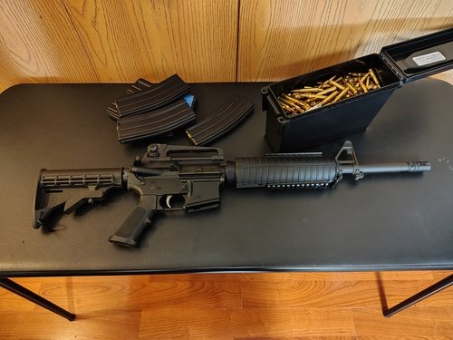 AR 5.56 with ammo