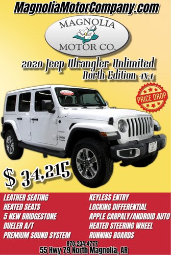 2020 Jeep Wrangler Unlimited North Edition 4x4