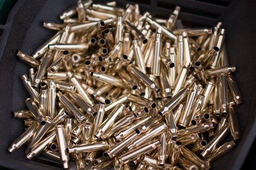 Once fired cleaned and deprimed brass 