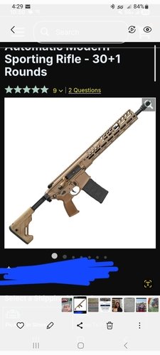 Sig Spear LT. 5.56. 16 inch barrel