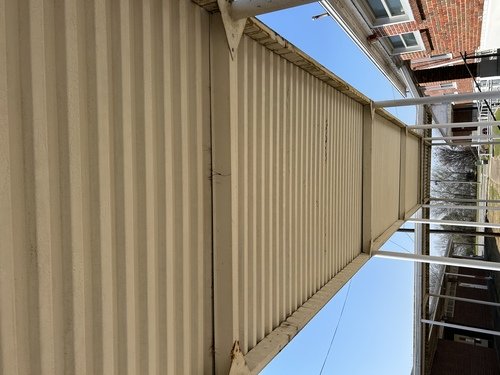 Metal walkway
