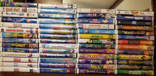~REDUCED!~OVER 55 VHS DISNEY/KIDS MOVIES