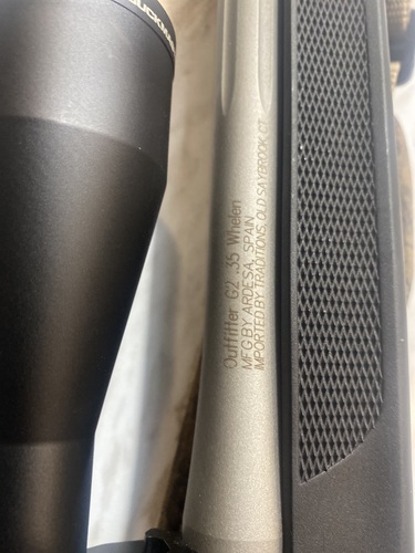 Tradition arms 35 wheelen