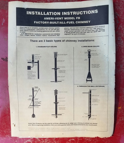 Amer-Vent All Fuel Chimney Kit