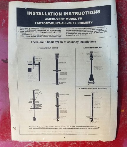 Amer-Vent All Fuel Chimney Kit