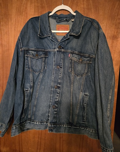NWT LEVI STRAUSS 2XL BLUE JEAN JACKET