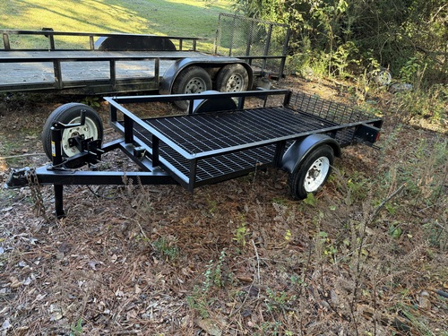 4X8 tilt bed trailer