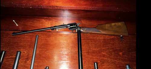 Heritage Rancher carbine with magnum and LR cylinders 