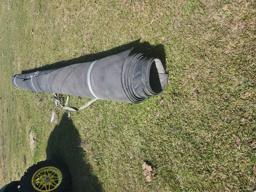 18 foot by 26 foot rubber pad