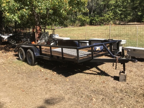16’ flat bed trailer 