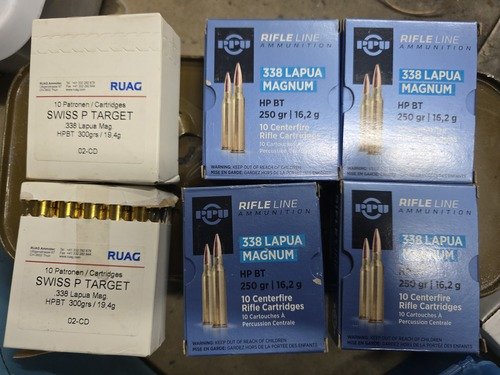Ruger precision 338lm unfired work ammo and extra upgrades