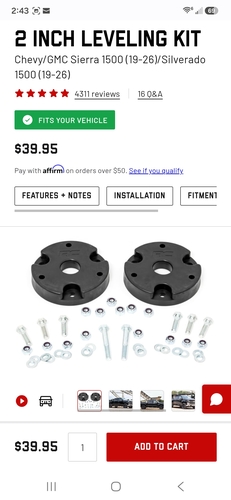 Leveling kit
